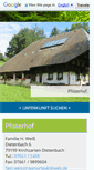 Mobile Screenshot of pfisterhof-kirchzarten.de